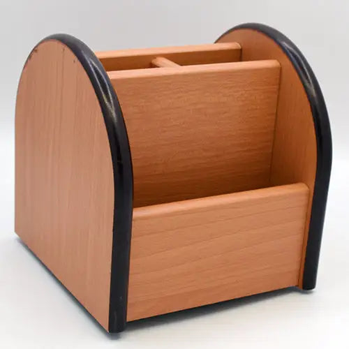 6806-1-Wooden Desk Organizer - simple